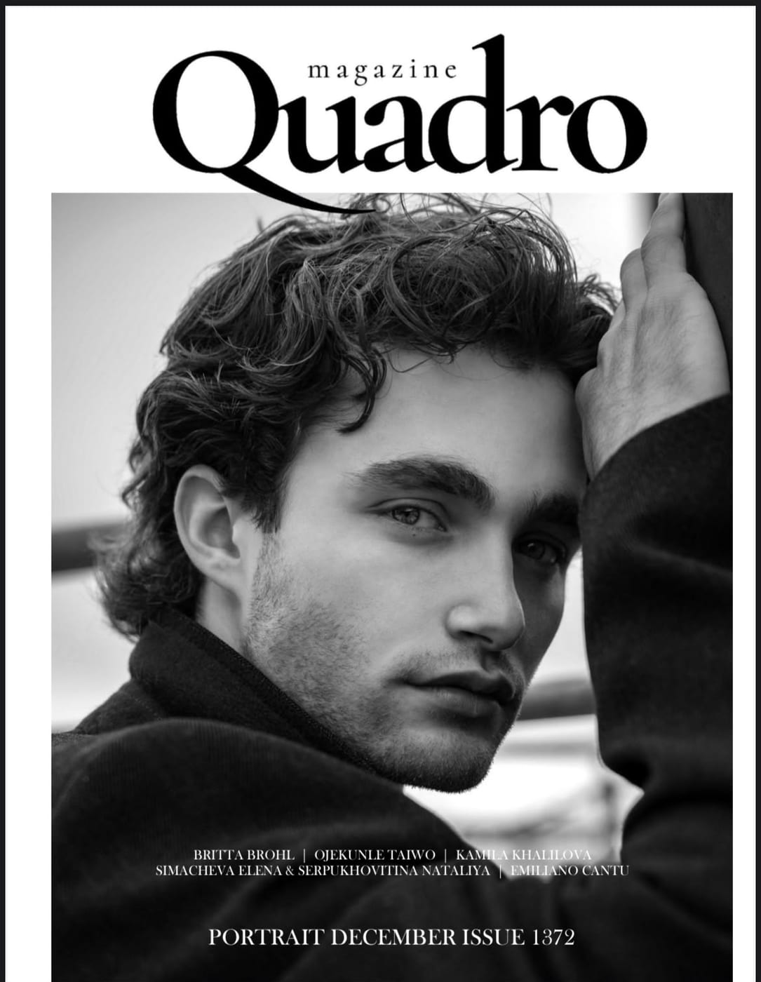 Pascal Sander on the cover of Quadro magazine